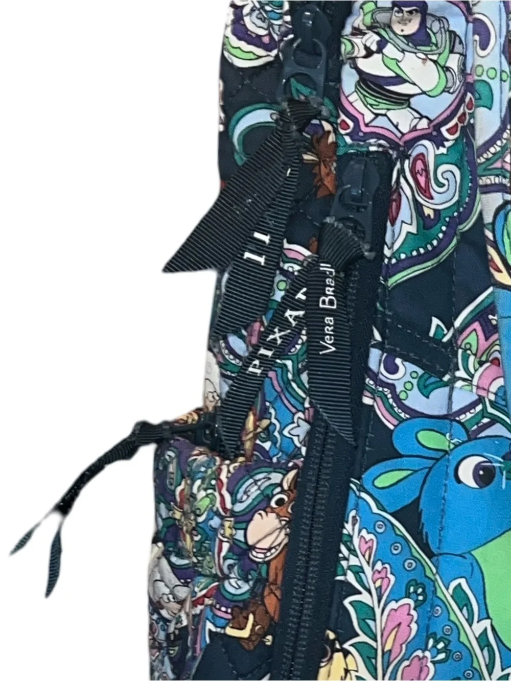 Vera Bradley Disney Pixar Toy Story Campus Backpack Andy's Room Large + read